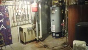 hydronic water heater