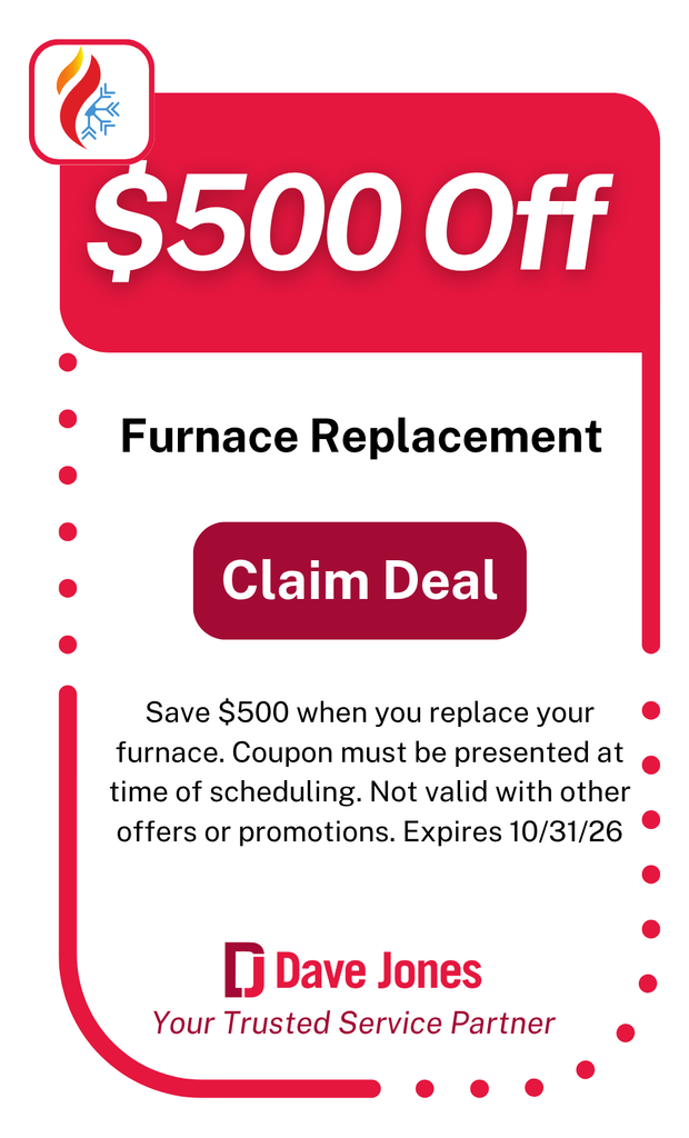 $500 off a furnace replacement